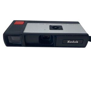 Vintage Kodak Pocket Instamatic 20 Film Camera Black and Silver